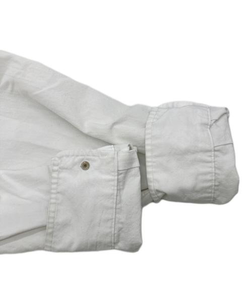 nanamica（ナナミカ）nanamica (ナナミカ) バンドカラーシャツ ホワイト サイズ:Sの古着・服飾アイテム