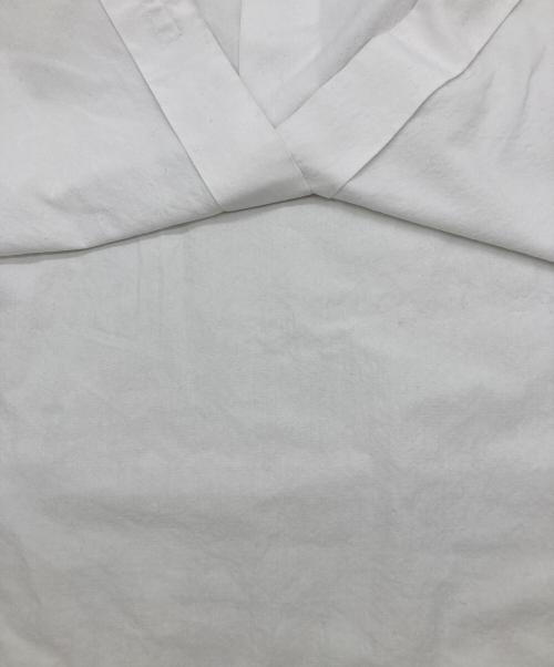 nanamica（ナナミカ）nanamica (ナナミカ) バンドカラーシャツ ホワイト サイズ:Sの古着・服飾アイテム