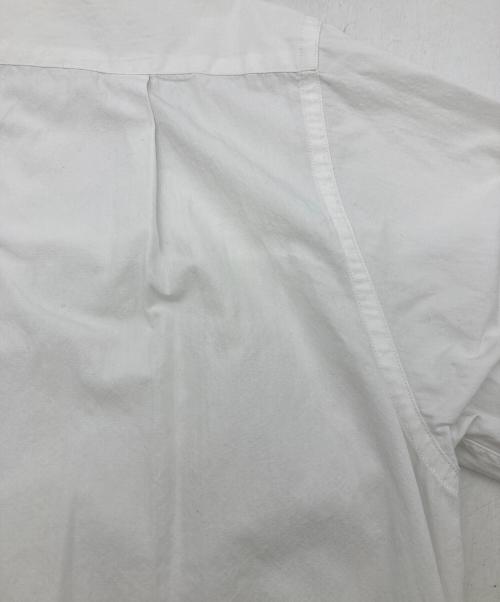 nanamica（ナナミカ）nanamica (ナナミカ) バンドカラーシャツ ホワイト サイズ:Sの古着・服飾アイテム