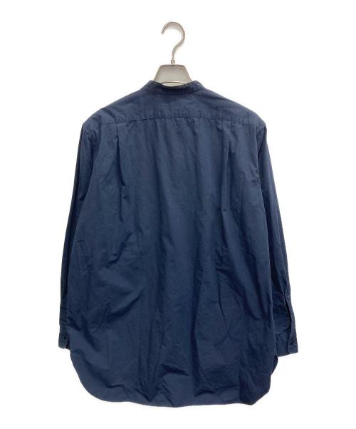 nanamica（ナナミカ）nanamica (ナナミカ) Band Collar Wind Shirt - Dark Navy ネイビー サイズ:Sの古着・服飾アイテム
