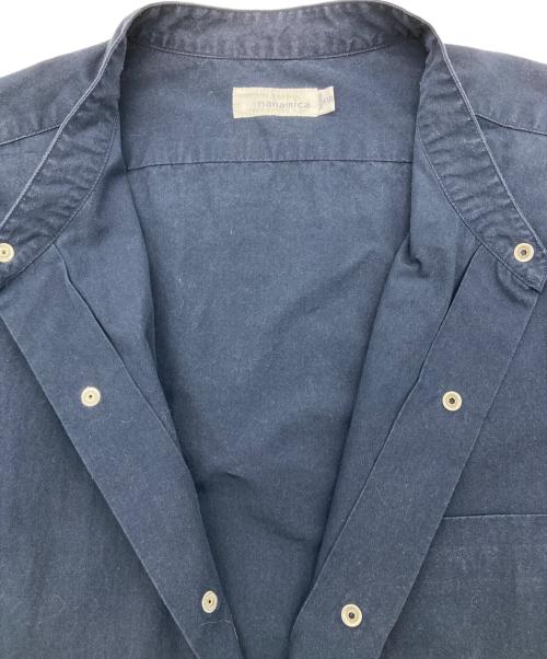 nanamica（ナナミカ）nanamica (ナナミカ) Band Collar Wind Shirt - Dark Navy ネイビー サイズ:Sの古着・服飾アイテム