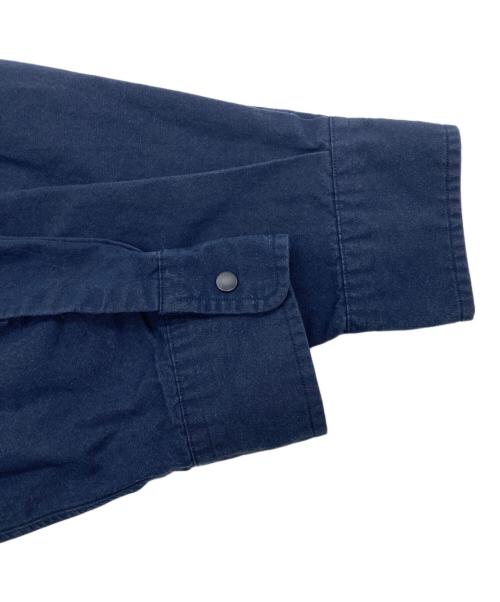 nanamica（ナナミカ）nanamica (ナナミカ) Band Collar Wind Shirt - Dark Navy ネイビー サイズ:Sの古着・服飾アイテム