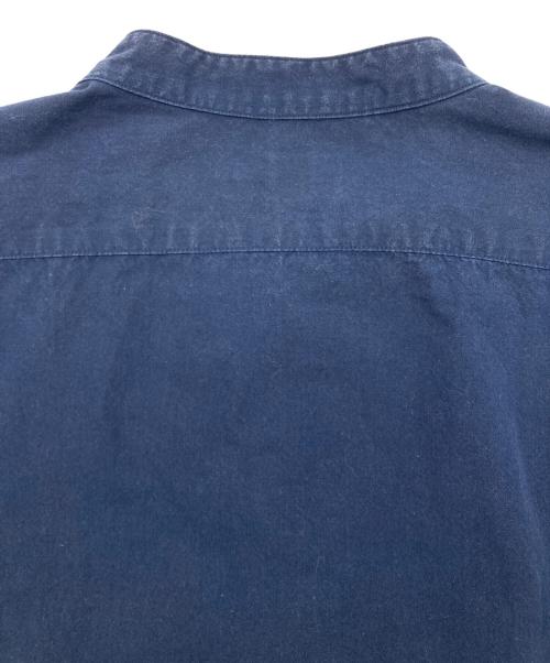 nanamica（ナナミカ）nanamica (ナナミカ) Band Collar Wind Shirt - Dark Navy ネイビー サイズ:Sの古着・服飾アイテム