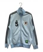 adidasアディダス）の古着「00’Ｓベッケンバウアートラックジャケット/DER KAISER」｜スカイブルー