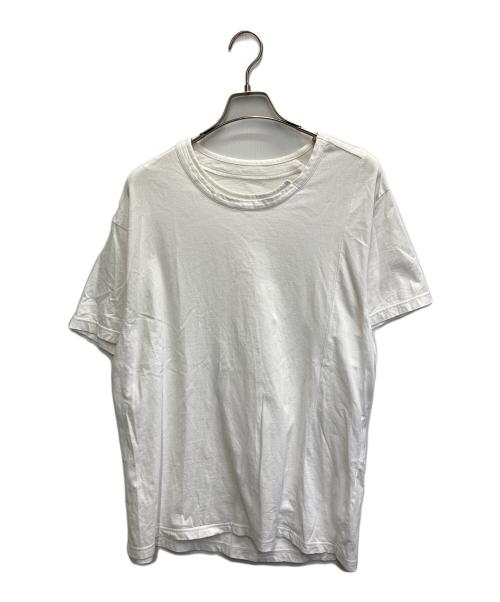 GROUND Y（グラウンドワイ）GROUND Y (グラウンドワイ) 天竺レイヤードTシャツ ホワイト サイズ:3の古着・服飾アイテム