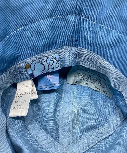 BETON CIRE（ベトン シレ）BETON CIRE (ベトン シレ) Chalutier Handdyed Hat インディゴの古着・服飾アイテム