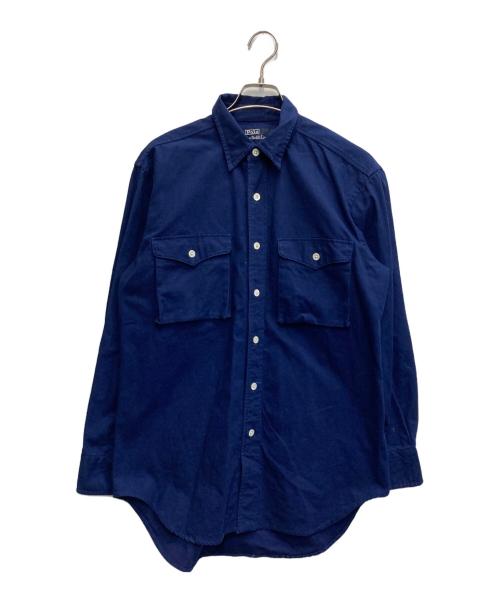 POLO RALPH LAUREN（ポロ・ラルフローレン）POLO RALPH LAUREN (ポロ・ラルフローレン) 90’Sシャツ ネイビー サイズ:Lの古着・服飾アイテム