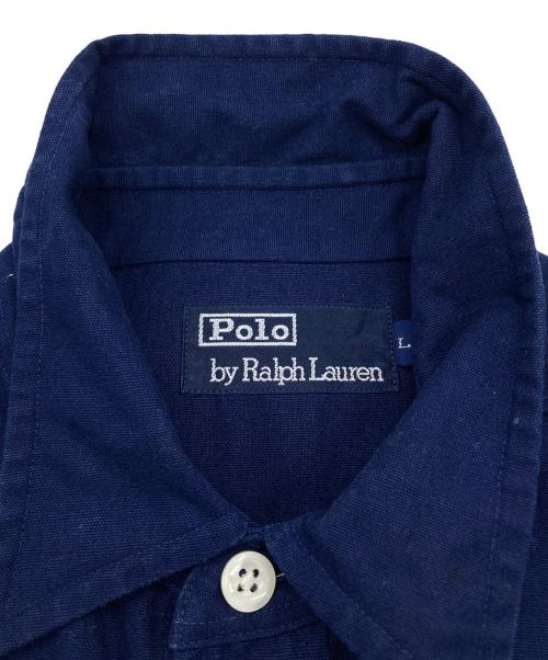 POLO RALPH LAUREN（ポロ・ラルフローレン）POLO RALPH LAUREN (ポロ・ラルフローレン) 90’Sシャツ ネイビー サイズ:Lの古着・服飾アイテム