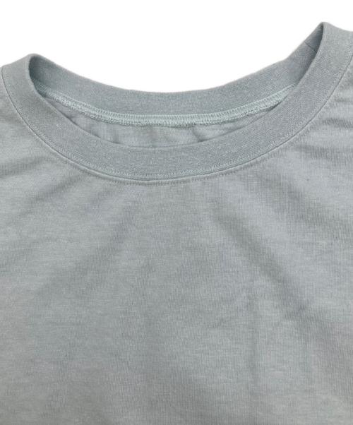 nest Robe（ネストローブ）nest Robe (ネストローブ) 天然染め天竺ラッフルTee スカイブルー サイズ:FREEの古着・服飾アイテム