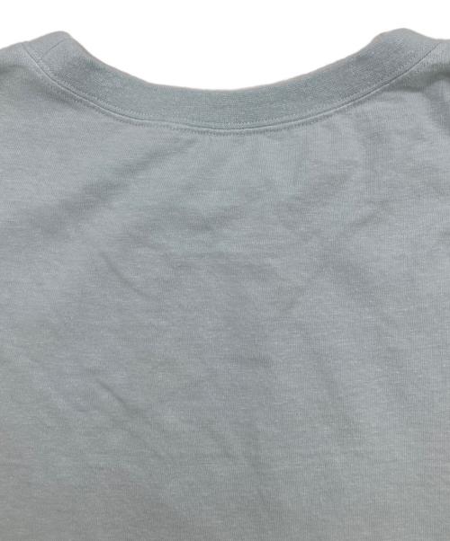 nest Robe（ネストローブ）nest Robe (ネストローブ) 天然染め天竺ラッフルTee スカイブルー サイズ:FREEの古着・服飾アイテム