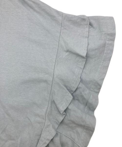 nest Robe（ネストローブ）nest Robe (ネストローブ) 天然染め天竺ラッフルTee スカイブルー サイズ:FREEの古着・服飾アイテム