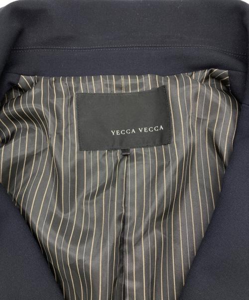 YECCA VECCA（イェッカヴェッカ）YECCA VECCA (イェッカヴェッカ) 金釦テーラードジャケット ネイビー サイズ:FREEの古着・服飾アイテム