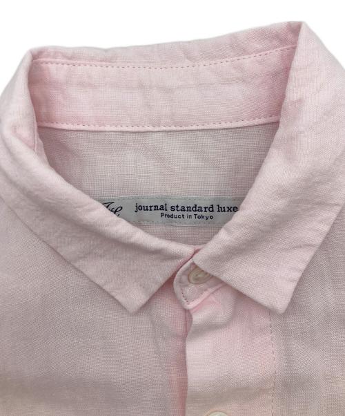journal standard L'essage（ジャーナルスタンダード レサージュ）journal standard L'essage (ジャーナルスタンダード レサージュ) CLUEL (クルーエル) 26ＳＳ　リネンワッシャーオールインワン ピンク サイズ:FREEの古着・服飾アイテム