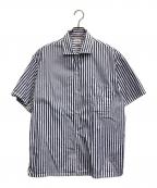 BIG YANKビッグヤンク）の古着「RIPLEY SHIRT CANDY STRIPE」｜ホワイト×ブラック