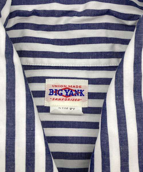 BIG YANK（ビッグヤンク）BIG YANK (ビッグヤンク) RIPLEY SHIRT CANDY STRIPE ホワイト×ブラック サイズ:XLの古着・服飾アイテム