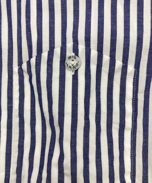 BIG YANK（ビッグヤンク）BIG YANK (ビッグヤンク) RIPLEY SHIRT CANDY STRIPE ホワイト×ブラック サイズ:XLの古着・服飾アイテム