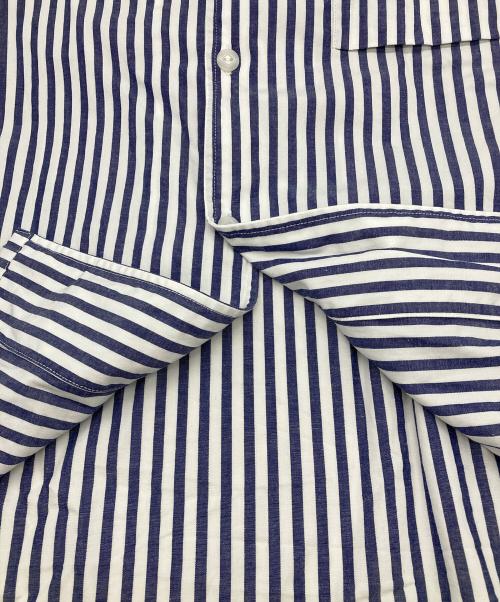 BIG YANK（ビッグヤンク）BIG YANK (ビッグヤンク) RIPLEY SHIRT CANDY STRIPE ホワイト×ブラック サイズ:XLの古着・服飾アイテム