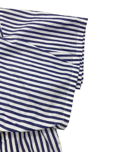 BIG YANK（ビッグヤンク）BIG YANK (ビッグヤンク) RIPLEY SHIRT CANDY STRIPE ホワイト×ブラック サイズ:XLの古着・服飾アイテム