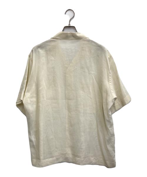 YLEVE（イレーヴ）YLEVE (イレーヴ) COTTON VOILE LAWN OPEN COLLAR SHIRT ベージュ サイズ:XLの古着・服飾アイテム