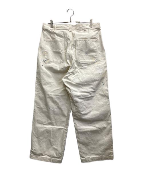 YLEVE（イレーヴ）YLEVE (イレーヴ) 26SS US NAVY M-45タイプ ハンドペイントデニム ベージュ サイズ:5の古着・服飾アイテム