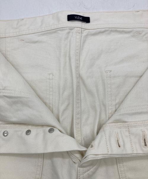 YLEVE（イレーヴ）YLEVE (イレーヴ) 26SS US NAVY M-45タイプ ハンドペイントデニム ベージュ サイズ:5の古着・服飾アイテム