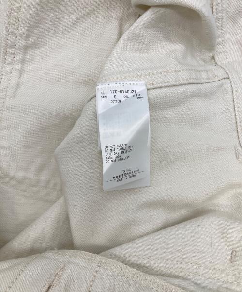 YLEVE（イレーヴ）YLEVE (イレーヴ) 26SS US NAVY M-45タイプ ハンドペイントデニム ベージュ サイズ:5の古着・服飾アイテム