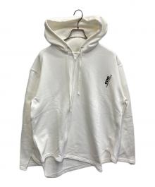 CDG（シーディージー）の古着「AD2024　BIAS DESINED SWEATSHIRT WITH ZIP/捻じれパーカー」｜ホワイト