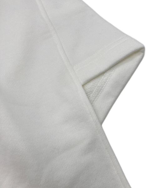CDG（シーディージー）CDG (シーディージー) AD2024　BIAS DESINED SWEATSHIRT WITH ZIP/捻じれパーカー ホワイト サイズ:XLの古着・服飾アイテム