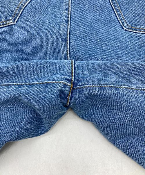 DRIES VAN NOTEN（ドリスヴァンノッテン）DRIES VAN NOTEN (ドリスヴァンノッテン) PREACHES SH DEN 3384 MW.PANS / ベルテッドデニムショーツ スカイブルー サイズ:48の古着・服飾アイテム