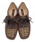 中古・古着 CLARKS (クラークス) Harris Tweed (ハリスツイード) ワラビーブーツ/Wallabee ブラウン サイズ:25.5：18000円