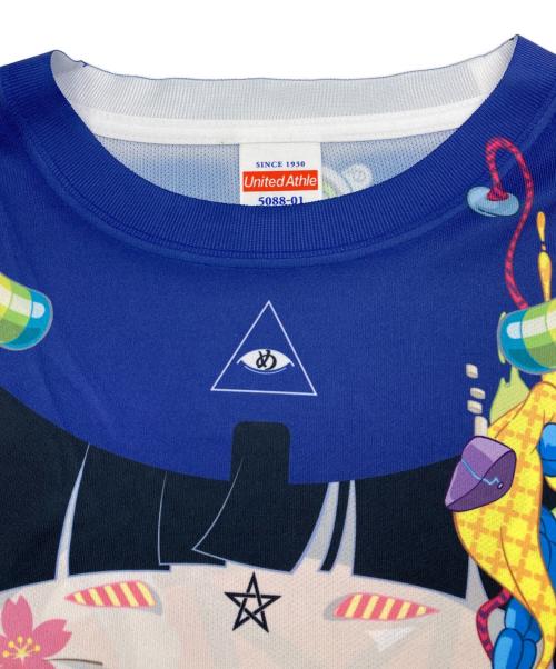 MITSUME（ミツメ）MITSUME (ミツメ) Blue World TEE マルチカラー サイズ:XLの古着・服飾アイテム