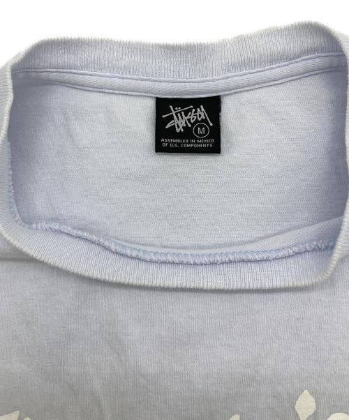 stussy（ステューシー）stussy (ステューシー) プリントTシャツ ブルー サイズ:Mの古着・服飾アイテム