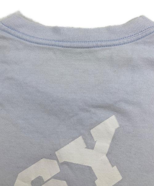 stussy（ステューシー）stussy (ステューシー) プリントTシャツ ブルー サイズ:Mの古着・服飾アイテム