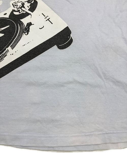 stussy（ステューシー）stussy (ステューシー) プリントTシャツ ブルー サイズ:Mの古着・服飾アイテム