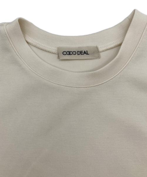 COCODEAL（ココディール）COCODEAL (ココディール) アシメペプラムブラウス ベージュ サイズ:SIZE2の古着・服飾アイテム