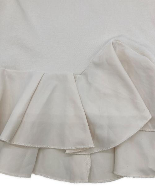 COCODEAL（ココディール）COCODEAL (ココディール) アシメペプラムブラウス ベージュ サイズ:SIZE2の古着・服飾アイテム