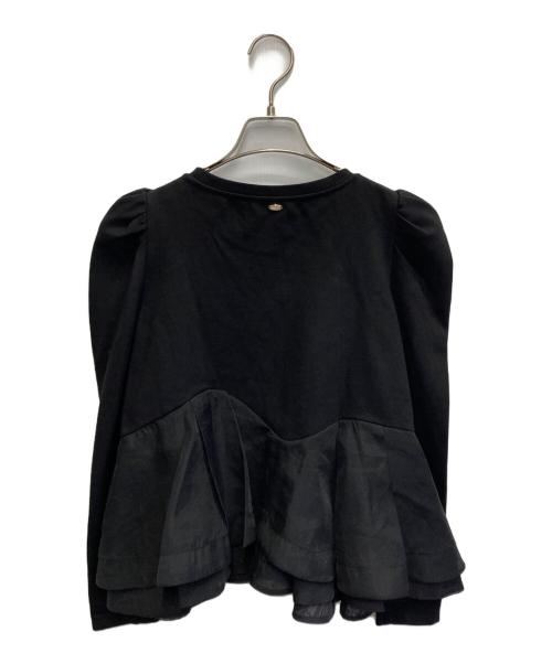 CELFORD（セルフォード）CELFORD (セルフォード) ペプラムドッキングカットトップス ブラック サイズ:1の古着・服飾アイテム