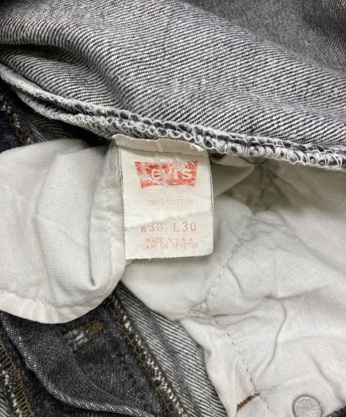 LEVI'S（リーバイス）LEVI'S (リーバイス) 先染め501ブラックデニムパンツ ブラック サイズ:W30/L30の古着・服飾アイテム