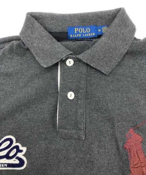 POLO RALPH LAUREN（ポロ・ラルフローレン）POLO RALPH LAUREN (ポロ・ラルフローレン) ビッグポニーポロシャツ グレー サイズ:Mの古着・服飾アイテム