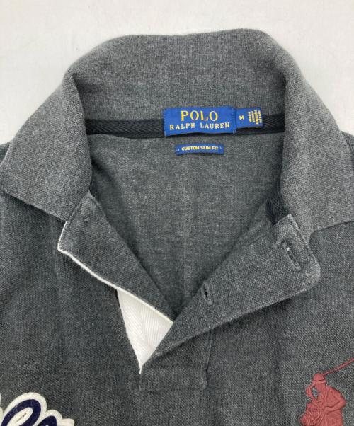 POLO RALPH LAUREN（ポロ・ラルフローレン）POLO RALPH LAUREN (ポロ・ラルフローレン) ビッグポニーポロシャツ グレー サイズ:Mの古着・服飾アイテム