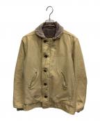 U'S NAVYユーエスネイビー）の古着「N-1 DECK JACKET」｜ベージュ
