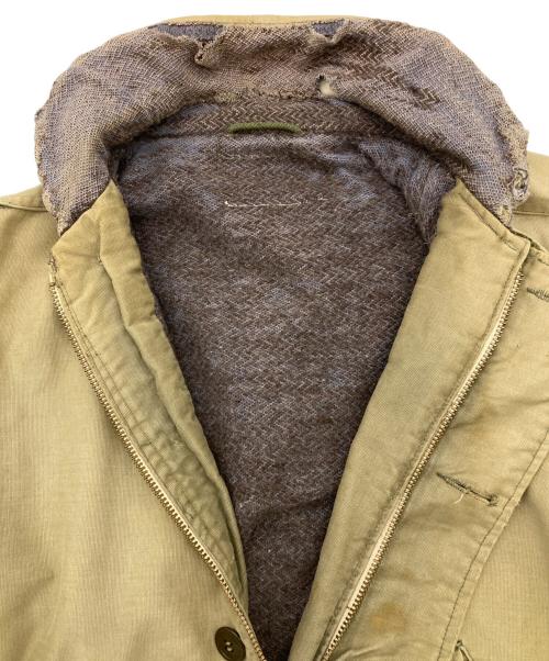 U'S NAVY（ユーエスネイビー）U'S NAVY (ユーエスネイビー) N-1 DECK JACKET ベージュ サイズ:不明の古着・服飾アイテム
