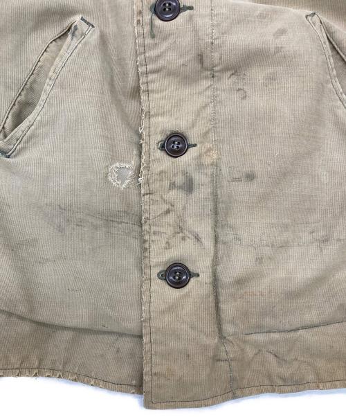 U'S NAVY（ユーエスネイビー）U'S NAVY (ユーエスネイビー) N-1 DECK JACKET ベージュ サイズ:不明の古着・服飾アイテム