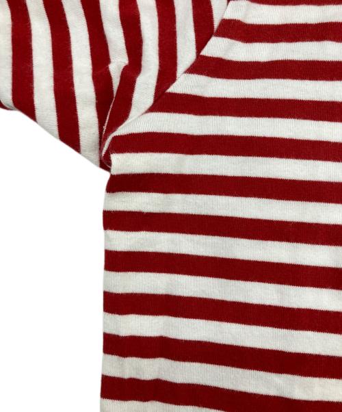 JUNYA WATANABE COMME des GARCONS（(ジュンヤワタナベ コムデギャルソン）JUNYA WATANABE COMME des GARCONS ((ジュンヤワタナベ コムデギャルソン) AD2007 ボーダーカットソー レッド×ホワイト サイズ:FREEの古着・服飾アイテム