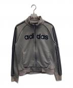 adidasアディダス）の古着「ロゴトラックジャケット」｜グレー