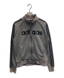 adidas（アディダス）の古着「ロゴトラックジャケット」｜グレー