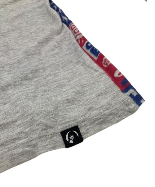 Hysteric Glamour（ヒステリックグラマー）Hysteric Glamour (ヒステリックグラマー) 総柄TEE レッド×グレー サイズ:Sの古着・服飾アイテム