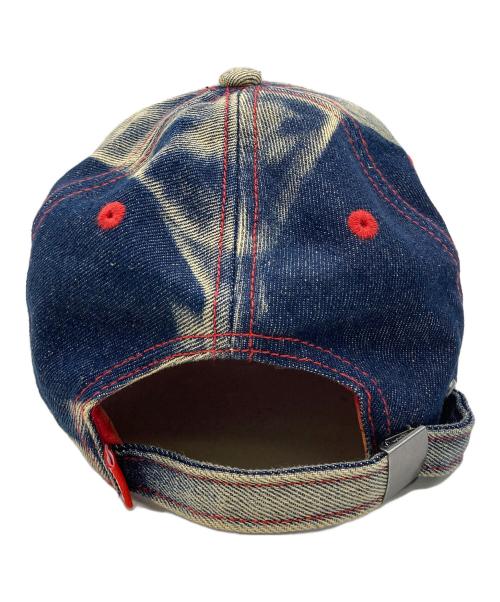 DIESEL（ディーゼル）DIESEL (ディーゼル) C-SEYMONキャップ インディゴ×オレンジ サイズ:2の古着・服飾アイテム