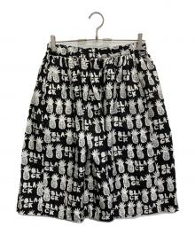 BLACK COMME des GARCONS（ブラックコムデギャルソン）の古着「総柄スカート」｜ホワイト×ブラック