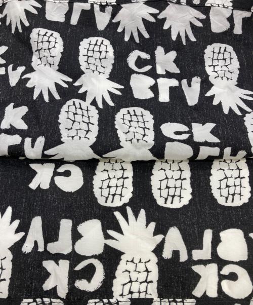 BLACK COMME des GARCONS（ブラックコムデギャルソン）BLACK COMME des GARCONS (ブラックコムデギャルソン) 総柄スカート ホワイト×ブラック サイズ:Mの古着・服飾アイテム